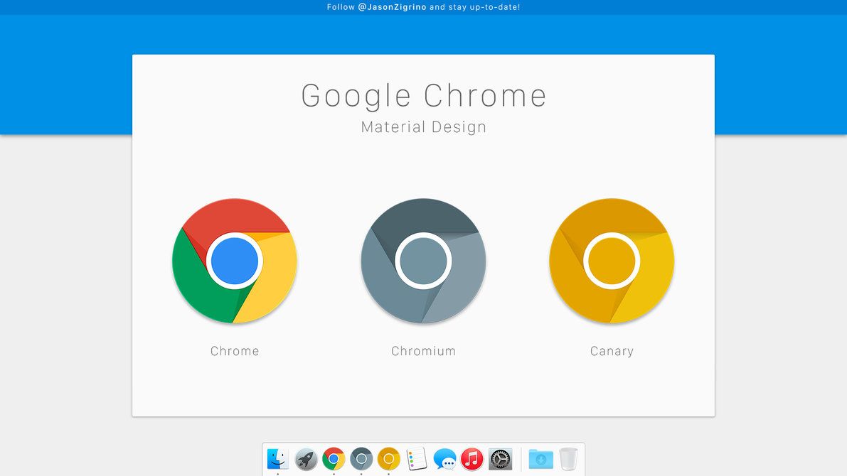 Google Chrome Material Design Icons For Os X Yosemite 1191x670 Google Chrome Material Design Icons For Os X Yosemite