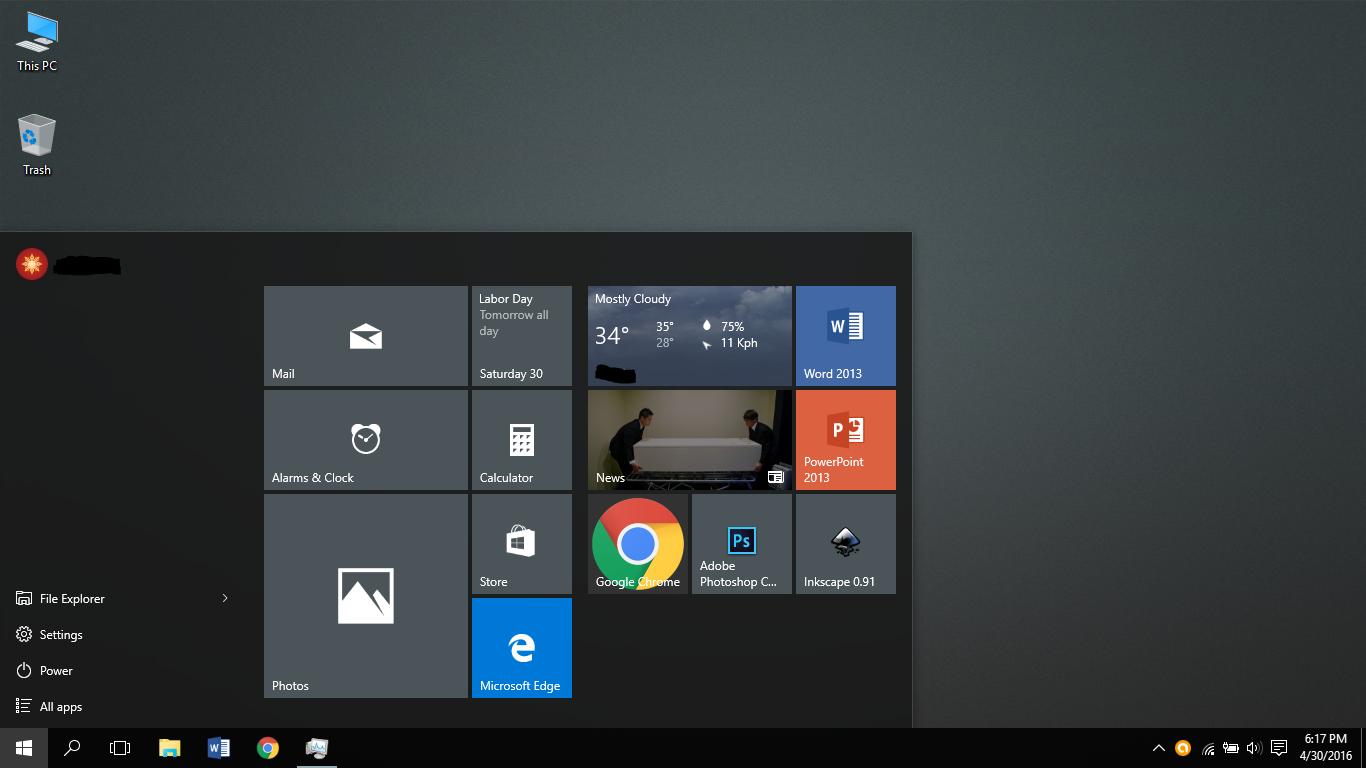 How Do I Fix Google Chrome's Large Icon In Its Windows Start 1366x768 How Do I Fix Google Chrome's Large Icon In Its Windows Start