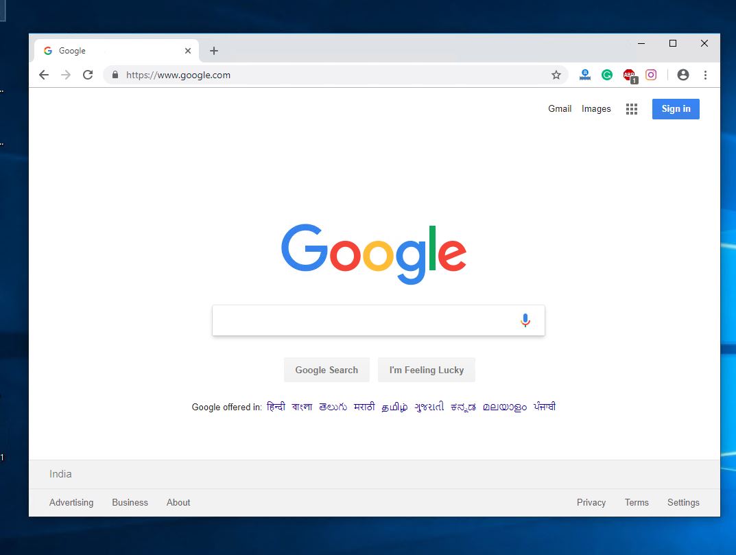 google chrome desktop icon missing