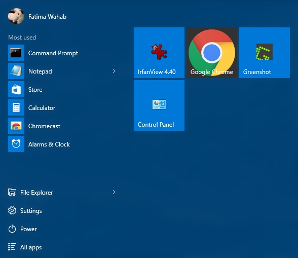 Get Large Icons On App Tiles On The Start Menu In Windows 588x509 Get Large Icons On App Tiles On The Start Menu In Windows