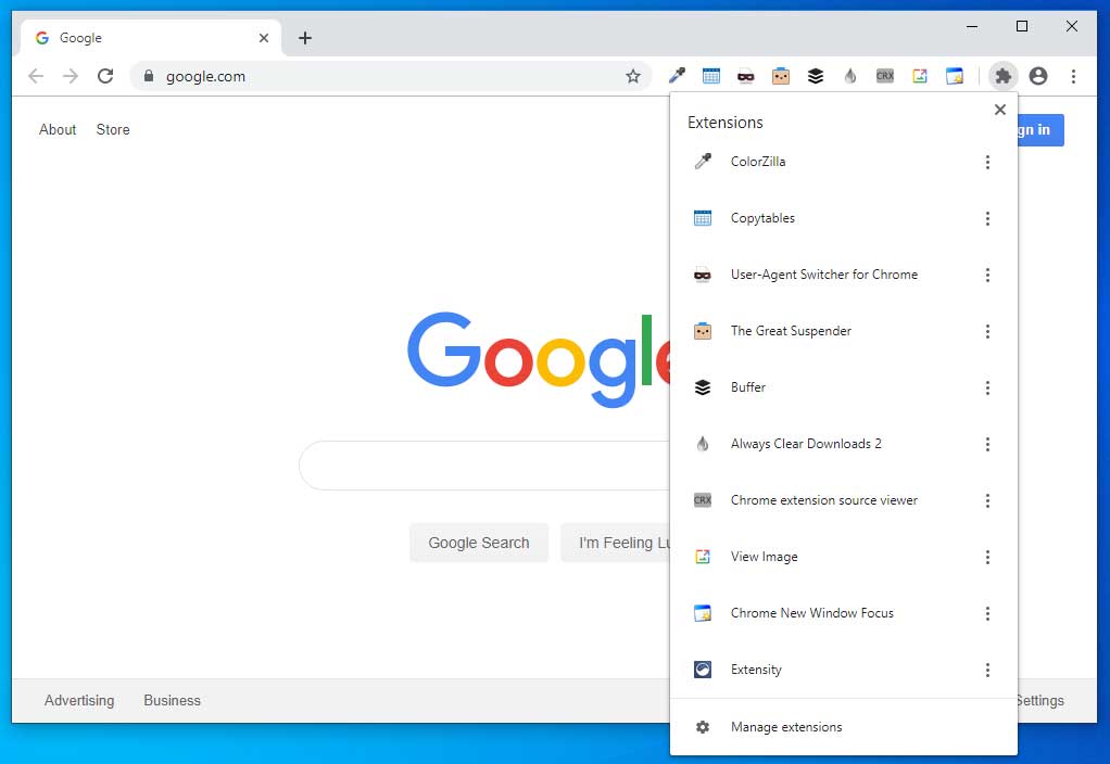1022x704 Google Chrome Is Testing A New Extension Menu