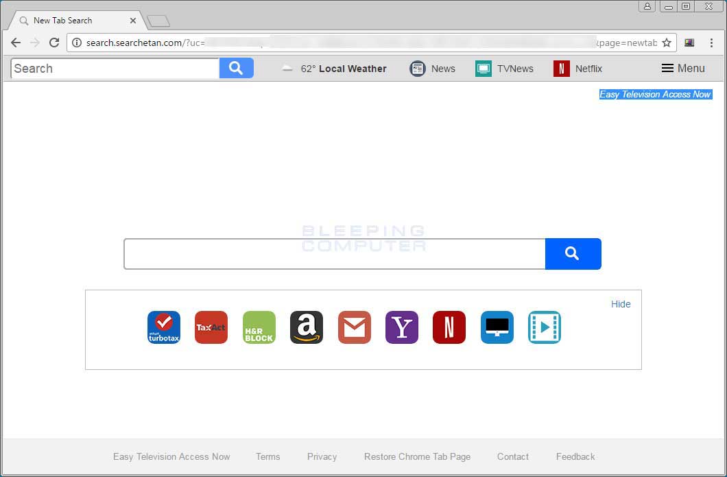 1060x695 Remove Chrome New Tab Page