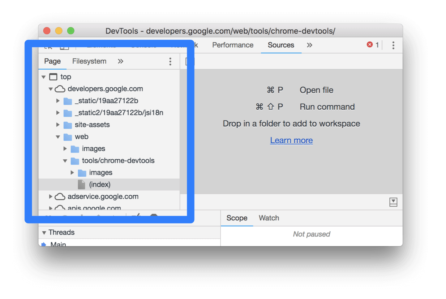 1442x966 Sources Panel Overview Tools For Web Developers Google Developers