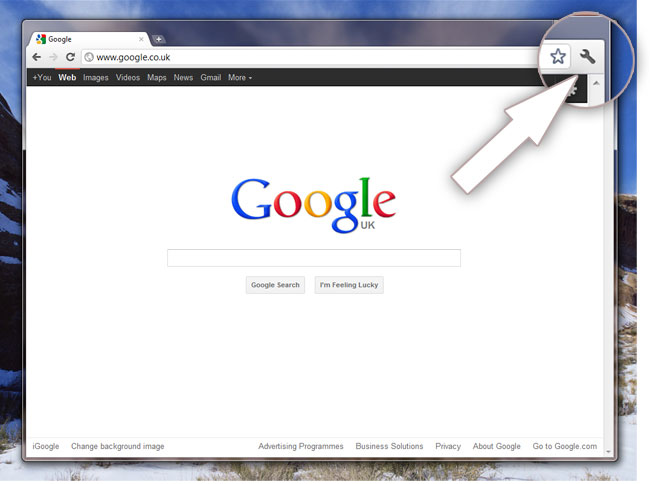 how to set google chrome homepage to quick access
