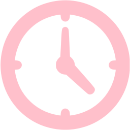 Pink Clock Icon 256x256 Pink Clock Icon