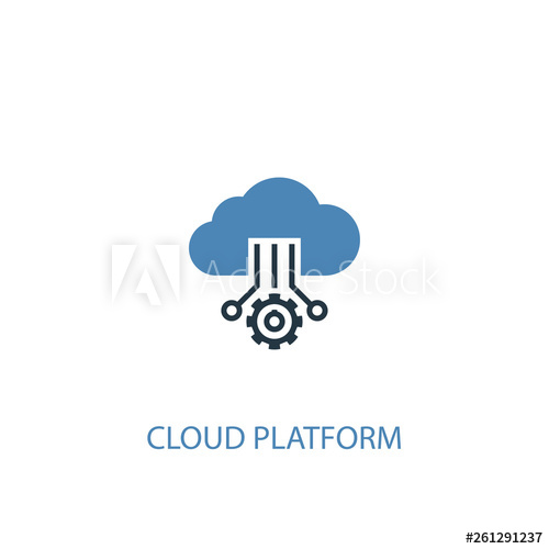 Cloud Platform Concept Colored Icon Simple Blue Element 500x500 Cloud Platform Concept Colored Icon Simple Blue Element