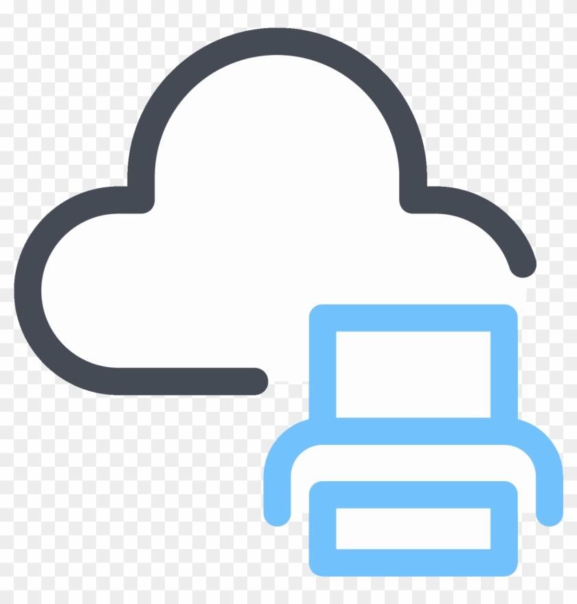 Cloud Print Icon, Hd Png Download 840x880 Cloud Print Icon, Hd Png Download