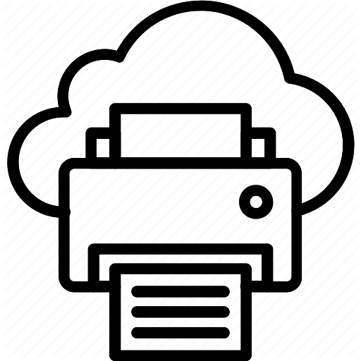 Cloud Printing, Facsimile, Online Printing, Printing Service Icon 512x512 Cloud Printing, Facsimile, Online Printing, Printing Service Icon