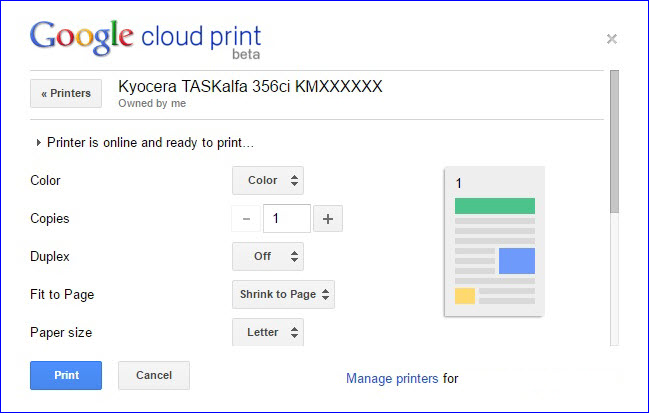 Google Cloud Print User Guide Kyocera Document Solutions 649x413 Google Cloud Print User Guide Kyocera Document Solutions