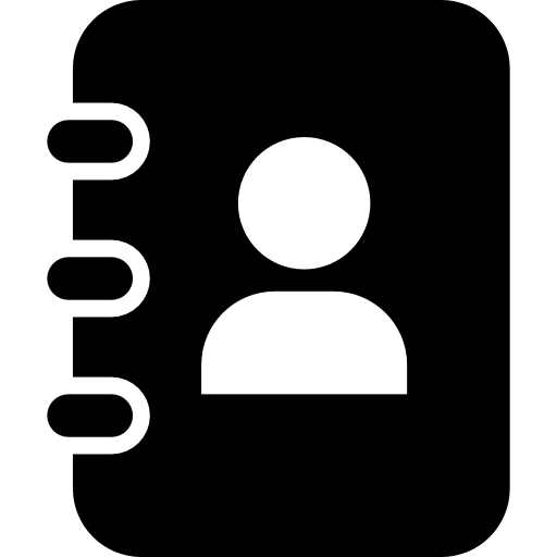 512x512 Notebook Of Contacts Icons Free Download