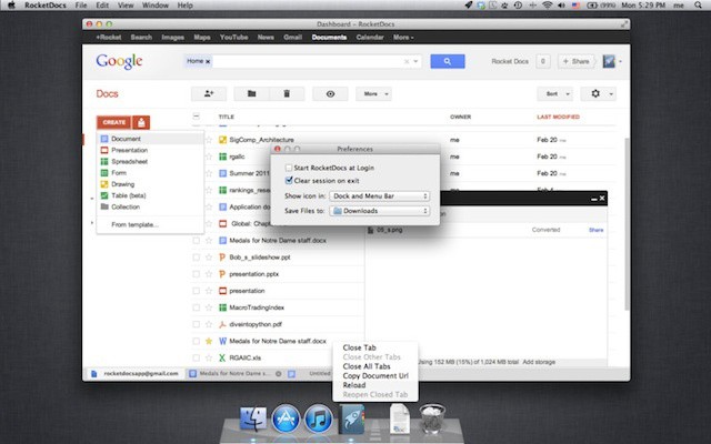 640x400 Rocketdocs Makes Google Docs Editing More Mac Like Cult Of Mac