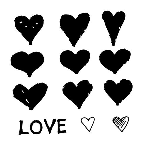 490x490 Heart Hand Draw Icon Design