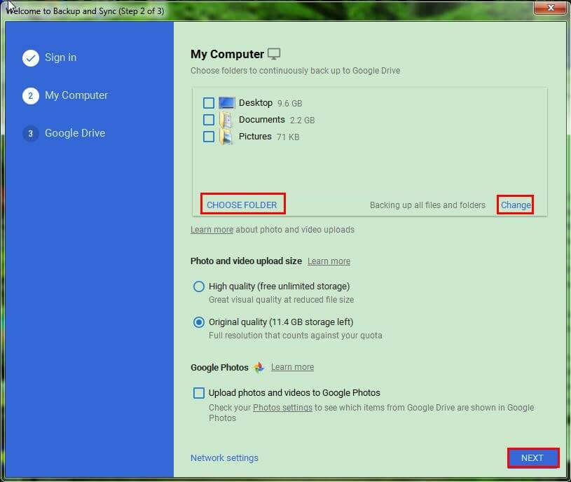 815x688 How To Sync Local Folder To Google Drive In Windows