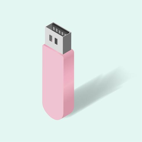 490x490 Vector Of Usb Flash Drive Icon