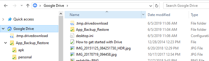 699x206 Pin Google Drive To Explorer Navigation Pane Winhelponline