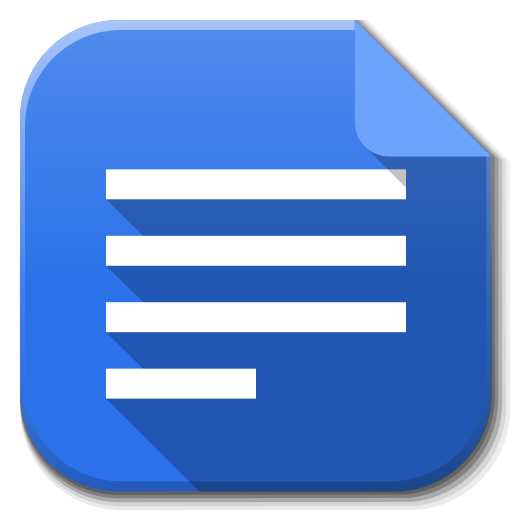 512x512 Apps Google Drive Docs Icon Free Download As Png And Formats
