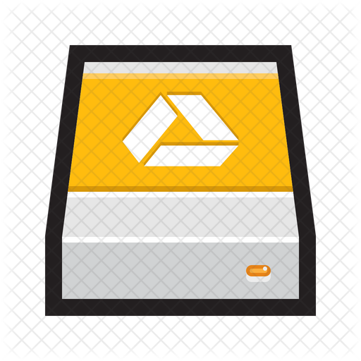 512x512 Google Drive Icon Of Colored Outline Style