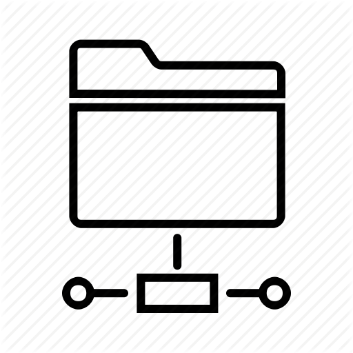 512x512 Network, Share, Shared Drive, Shared Files, Shared Folder Icon