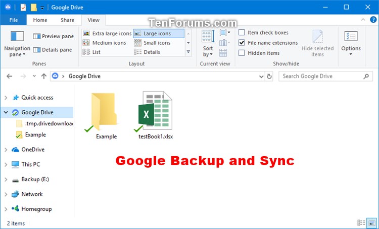 google drive backup and sync windows