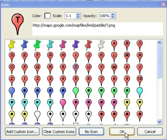 550x461 Part Import Waypoints Into Google Earth