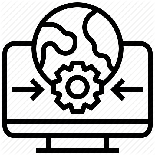 512x512 Communication, Computer, Data, Desktop, Earth, World Icon