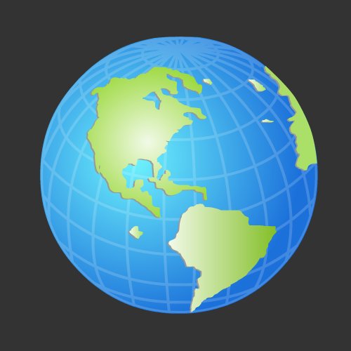500x500 Globe Or Earth Icon Vector Icons Download