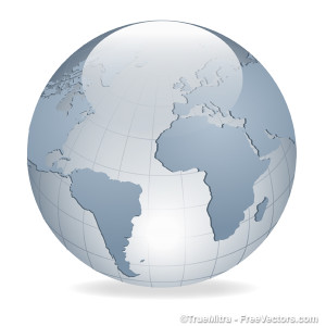 300x300 Download Free Crystal Earth Icon Vector Illustration