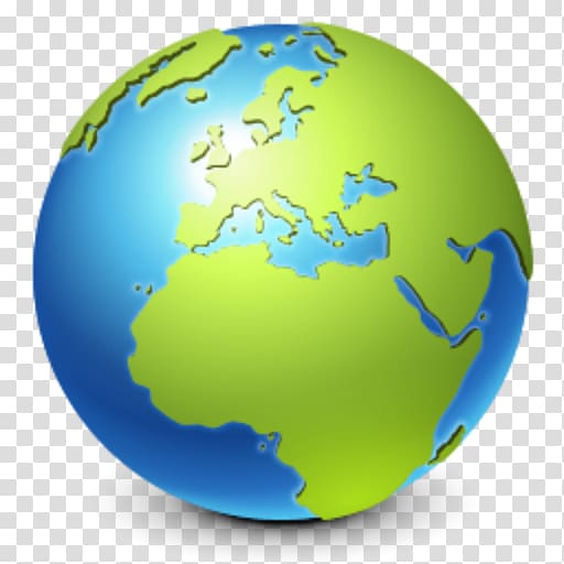 512x512 Green And Blue Earth Globe Illustration, Earth Globe Icon, Globe