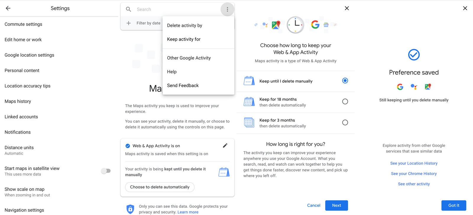 1600x728 How To Clear Search And Location History In Google Maps On Android