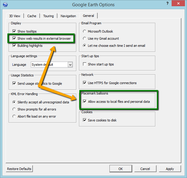 632x601 Google Earth Locations
