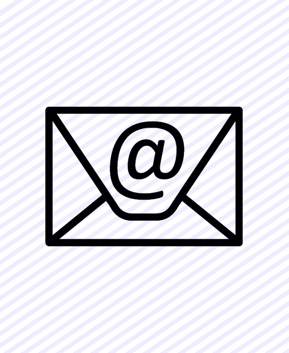 580x708 Email Icon Type B Address Email Phone Icons