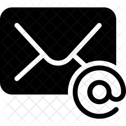 256x256 Email Address Icon Of Glyph Style