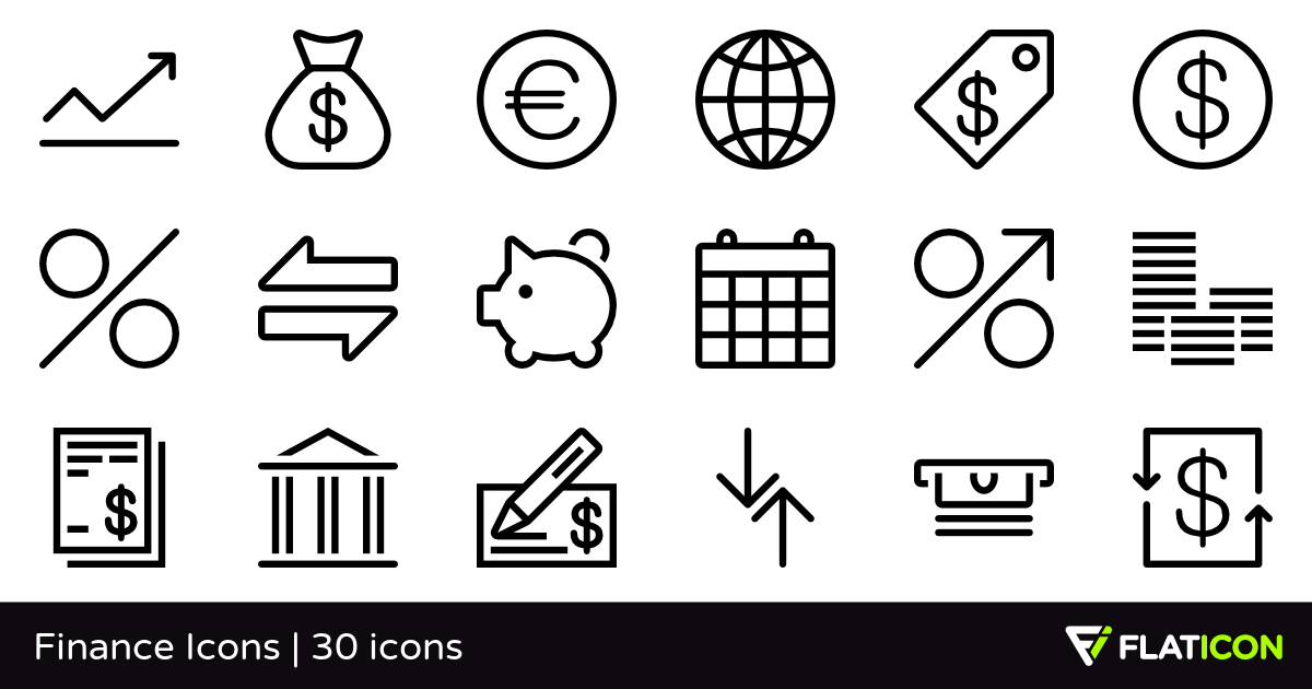 1200x630 Finance Icons Free Icons