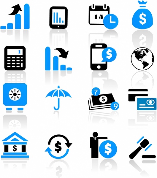 529x600 Business And Finance Icons Free Vector In Adobe Illustrator
