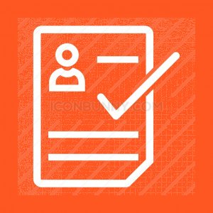 300x300 Register Flat Round Icon