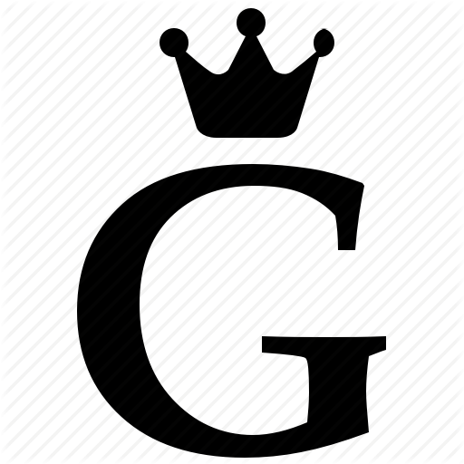 512x512 Alphabet, Crown, English, G, Letter, Royal Icon