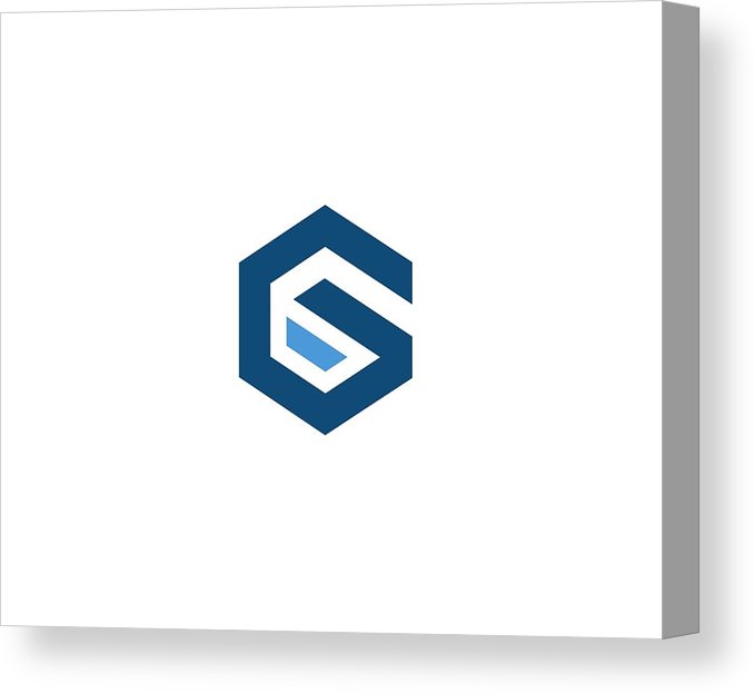 678x624 G Icon Canvas Print Canvas Art
