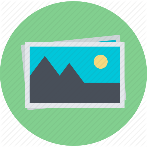 512x512 Art, Gallery, Images, Photo, Portfolio, Round Icon