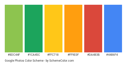 535x270 Google Photos Icon Colors Scheme Color Combinations Color