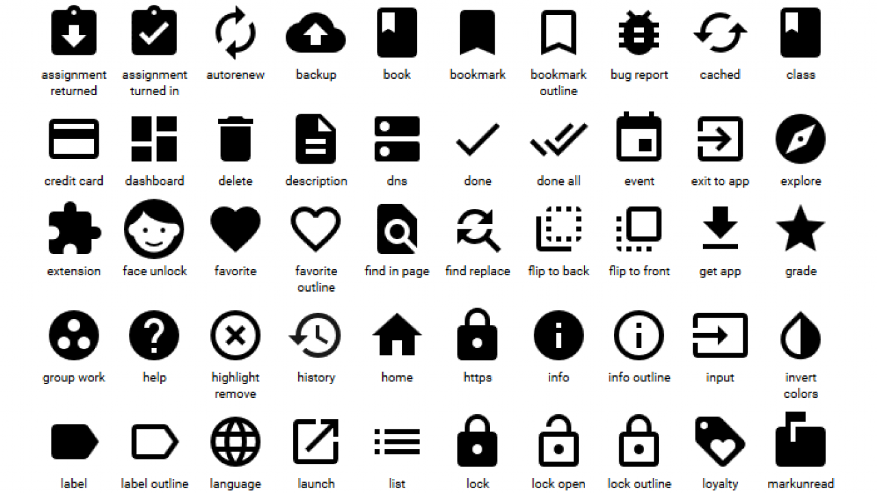google free icon font