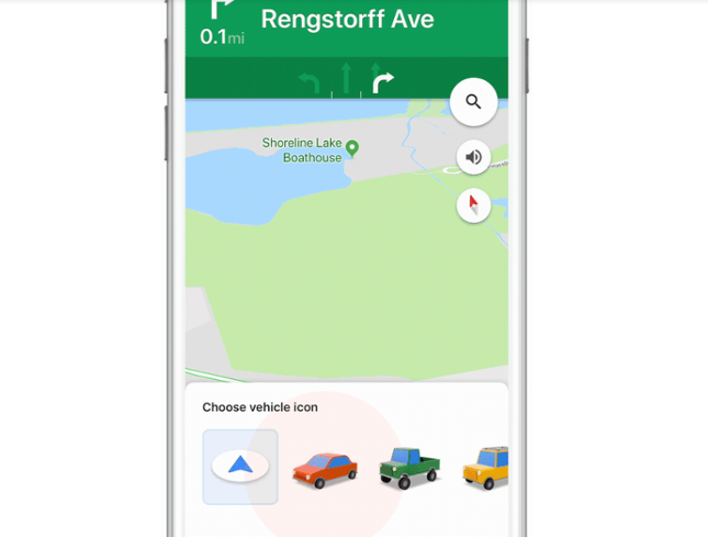 645x489 Google Maps For Apple Iphone Gets New Vehicle Icons For Some