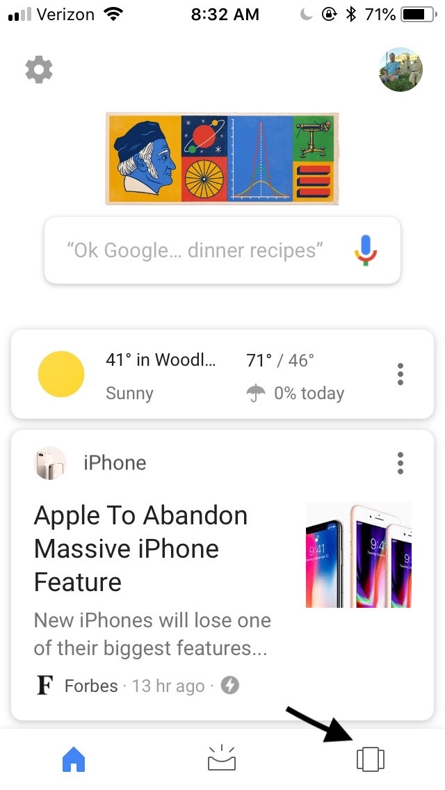 640x1136 Google App On Iphone