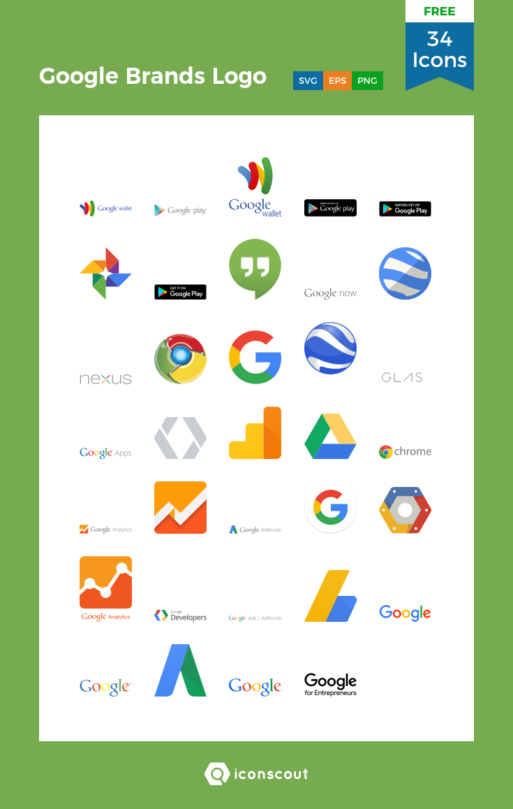 735x1158 Google Brands Logo Free Icon Pack