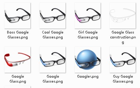 Free Colored Google Glass Icon Set 483x305 Free Colored Google Glass Icon Set