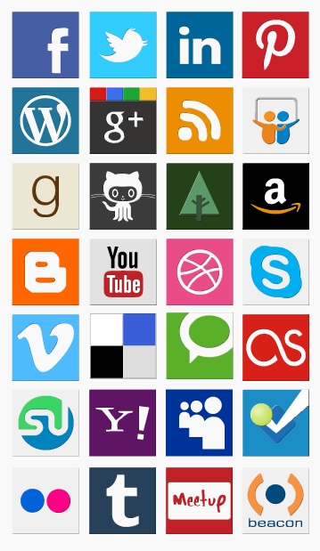 Free Social Media Vector Icon Set 359x619 Free Social Media Vector Icon Set