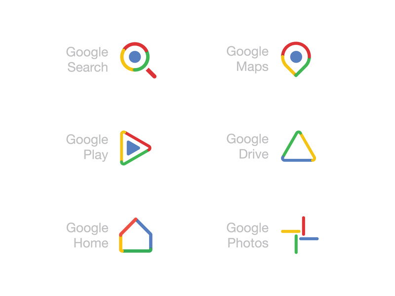 Google Icon Set Concept 800x600 Google Icon Set Concept