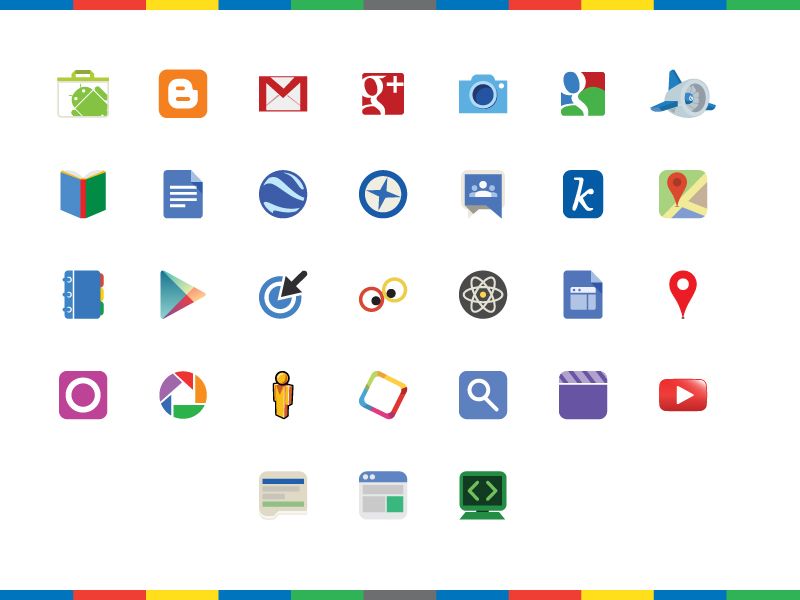 Google Products Logos Icons Google Icons, Logos, Toolbar Icons 800x600 Google Products Logos Icons Google Icons, Logos, Toolbar Icons