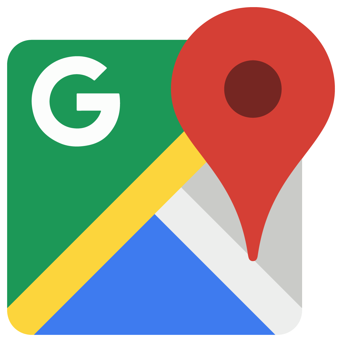 1200x1200 Google Maps Icon Logo Vector Free Vector Silhouette Graphics