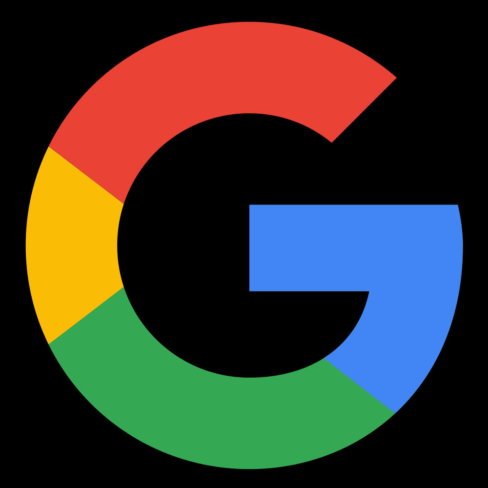 1000x1000 Google Logo Icon Png Transparent Background