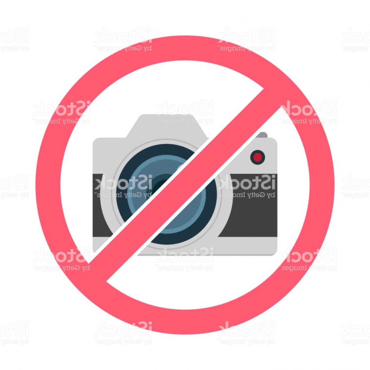 1228x1228 Forbidden Sign With Camera Icon No Pictures Allowed Vector Icon